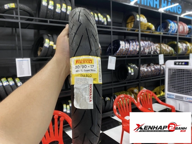 Vỏ pirelli 8090-17 diablo rosso sport - 1