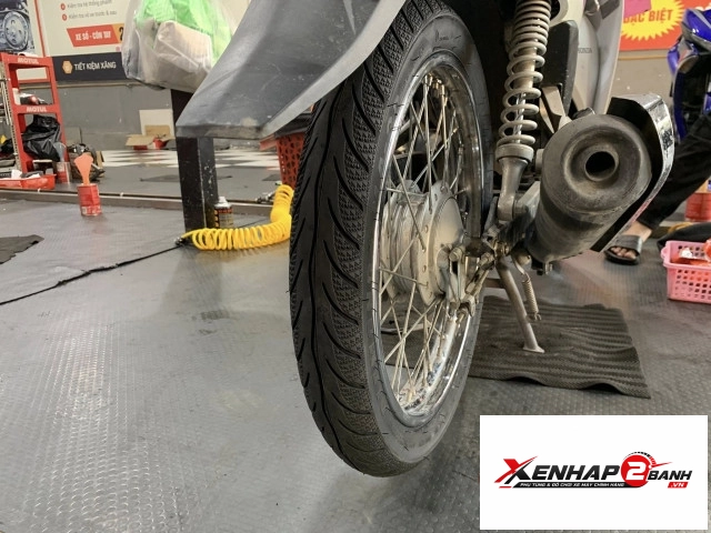 Vỏ có ruột maxxis 275-17 gai kim cương 3d - 4