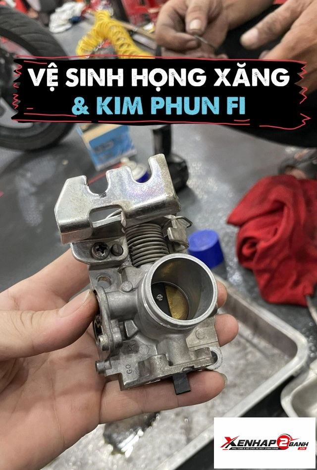 Gói bảo dưỡng xe số xe côn tay nâng cao 14 bước - 2