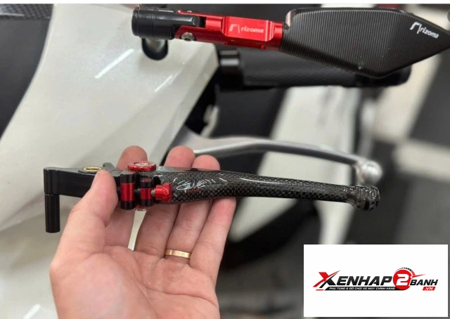 Tay thắng carbon cho honda sh 2 thắng đĩa sh 125150i sh300i sh350i - 3