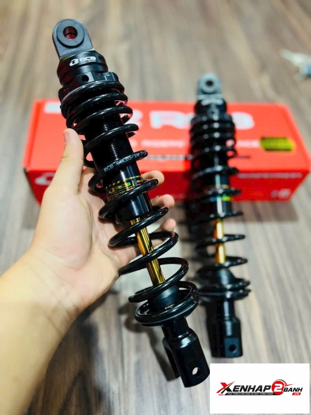 Phuộc rcb c2 đen ty vàng cho honda air blade chính hãng - 4