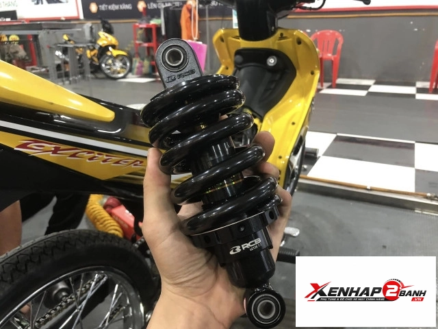 Phuộc rcb m2 ty vàng cho exciter 135 chính hãng - 5