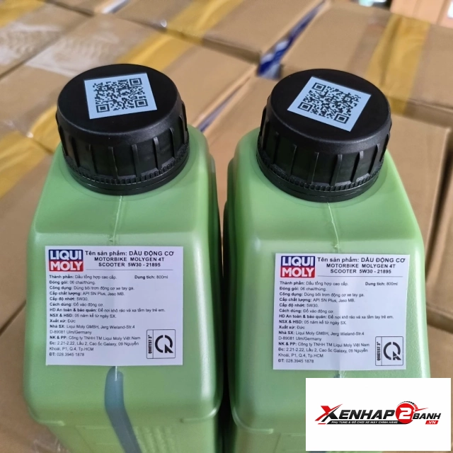 Nhớt liqui moly molygen scooter 5w30 08l - 2
