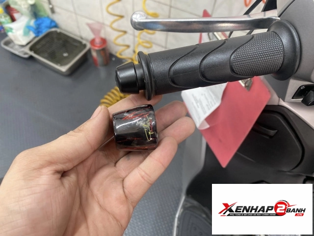 Gù gh racing carbon sợi cho honda sh - 7