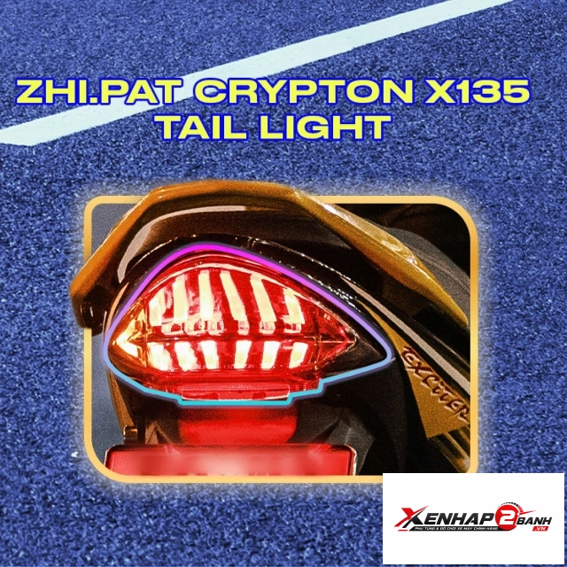 Đèn hậu crypton x135 tail cho exciter 135 2005 - 2010 chính hãng zhipat - 3