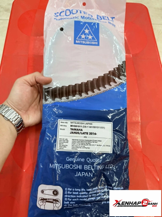 Dây curoa mitsuboshi cho yamaha janus latte mvsb1011 - 1