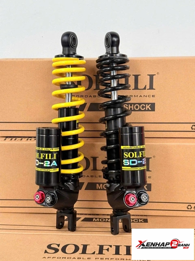 Phuộc solfili sd-2a cho vario 125150 chính hãng 2 tăng chỉnh - 1