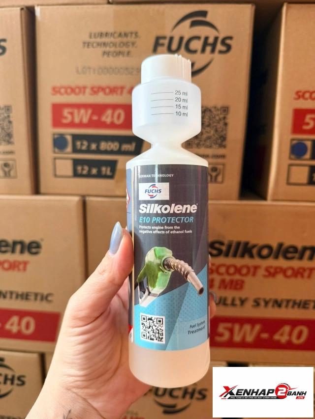 Phụ gia xăng e10 fuchs silkolene protector 250ml - 3