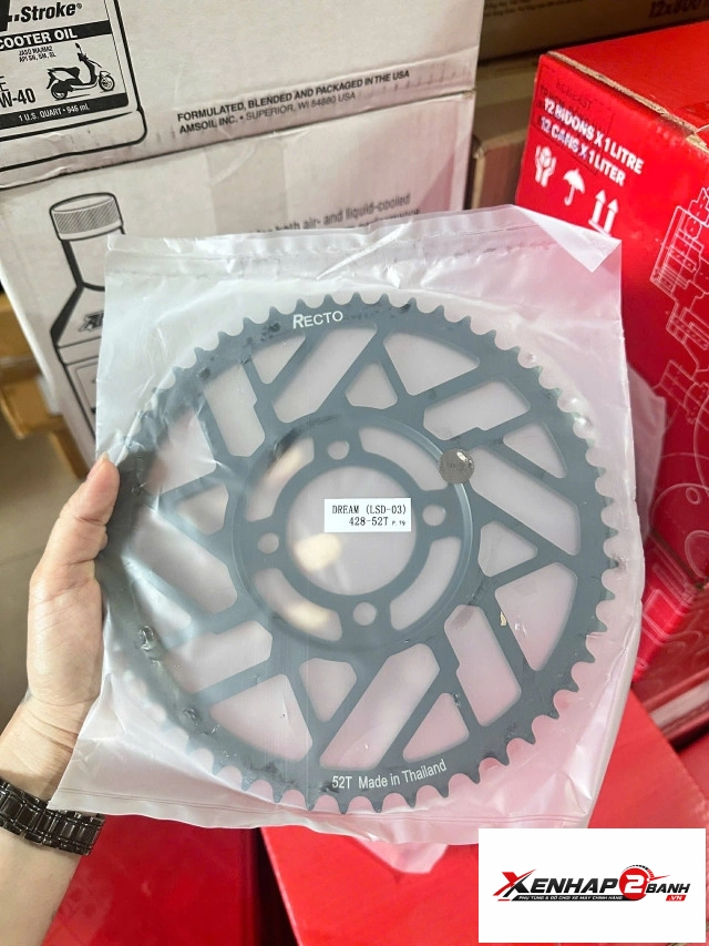 Dĩa recto 52t cho datbike quantum s0-s1 chính hãng - 1