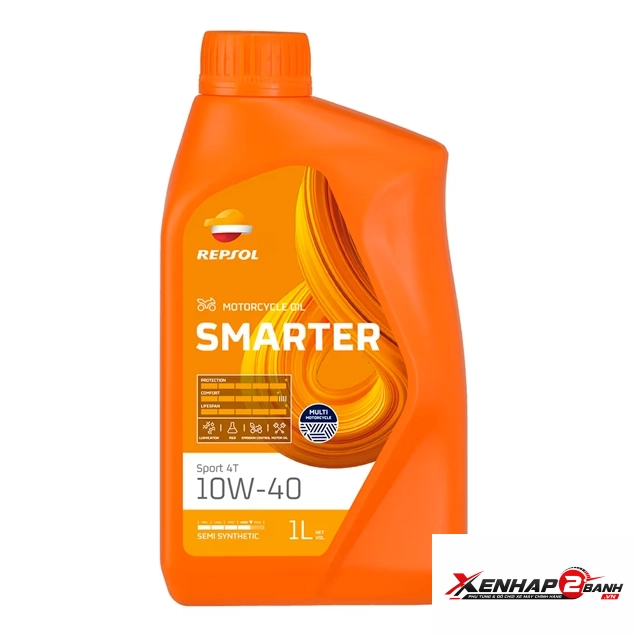 Nhớt repsol smarter sport  4t 10w-40 1l - 1