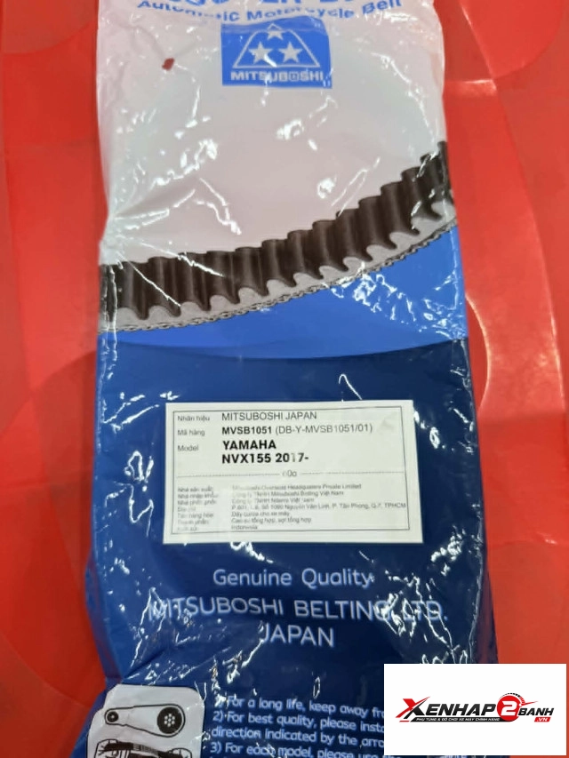 Dây curoa mitsuboshi cho yamaha nvx 155 mvsb1051 - 1