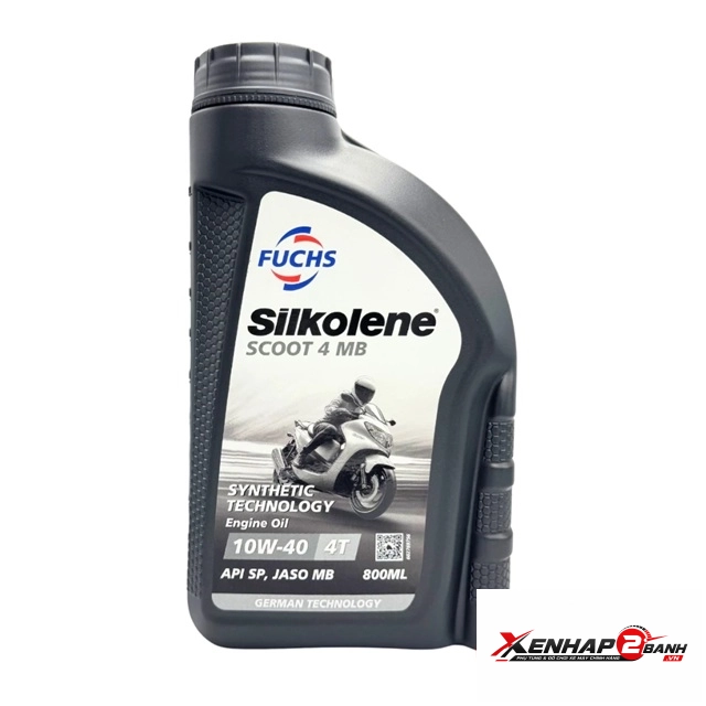 nhớt fuchs silkolene scoot 4 mb 10w40 08l - 1