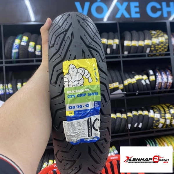 Vỏ Michelin City Grip Saver 120/70-12